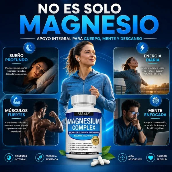 Magnesio Complex 8 — El Suplemento que Tu Cuerpo Estaba Pidiendo